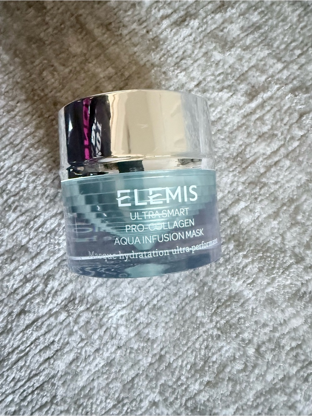 ELEMIS Ultrasmart Pro-Collagen Aqua Infusion Mask - aqua with silver lid